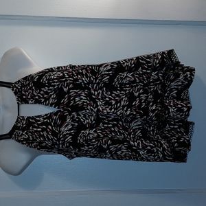 WHBM multi-colored sleeveless swing top. Size small petite.
